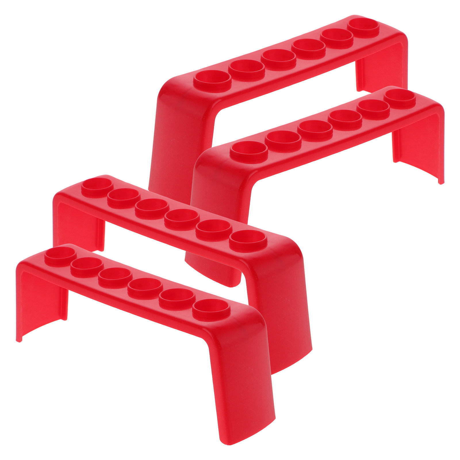 Science Experiment - 4 stuks reageerbuisrek voor laboratoriumonderwijs, stevig