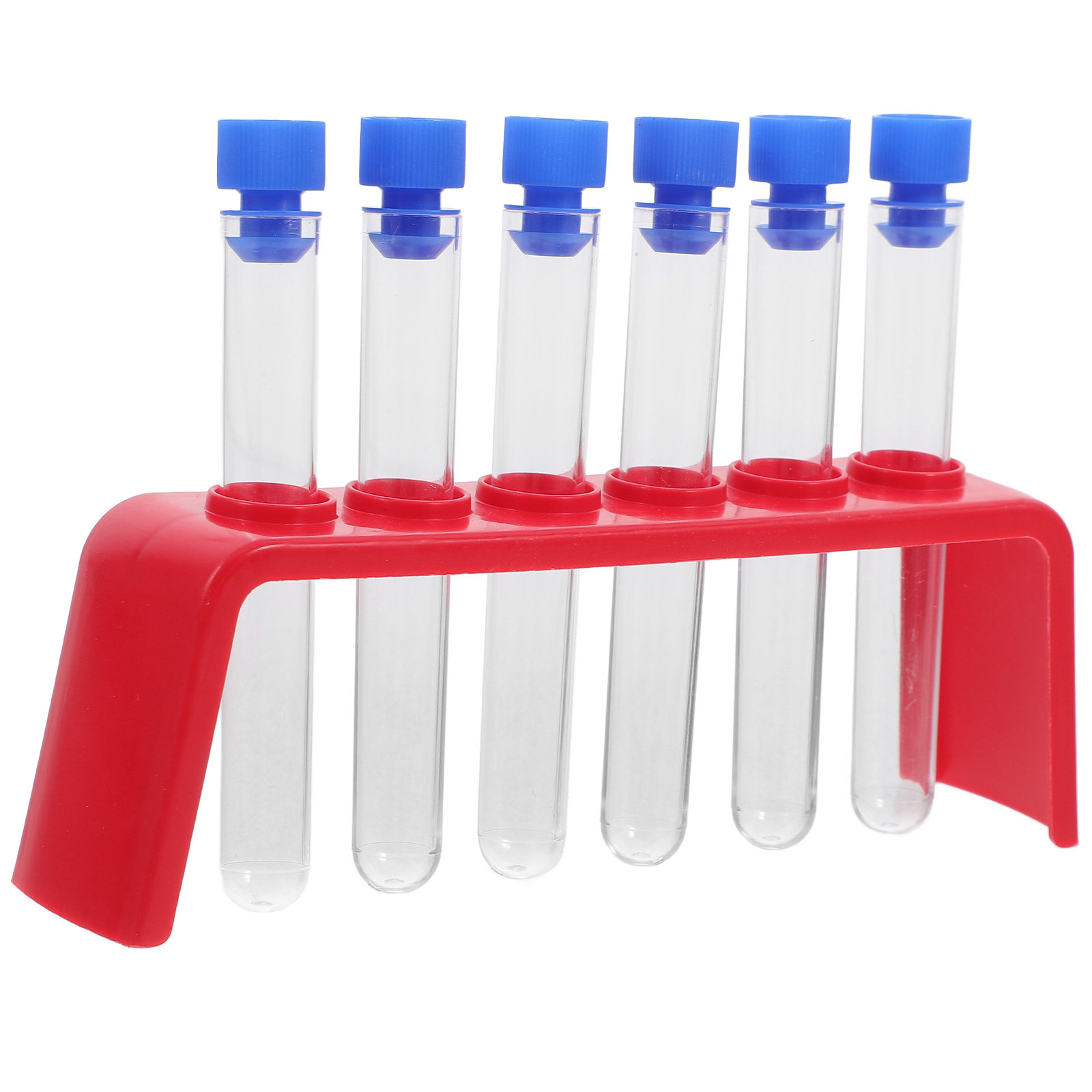 Science Experiment - 6 stuks wetenschappelijke experimentenset, plastic reageerbuizen