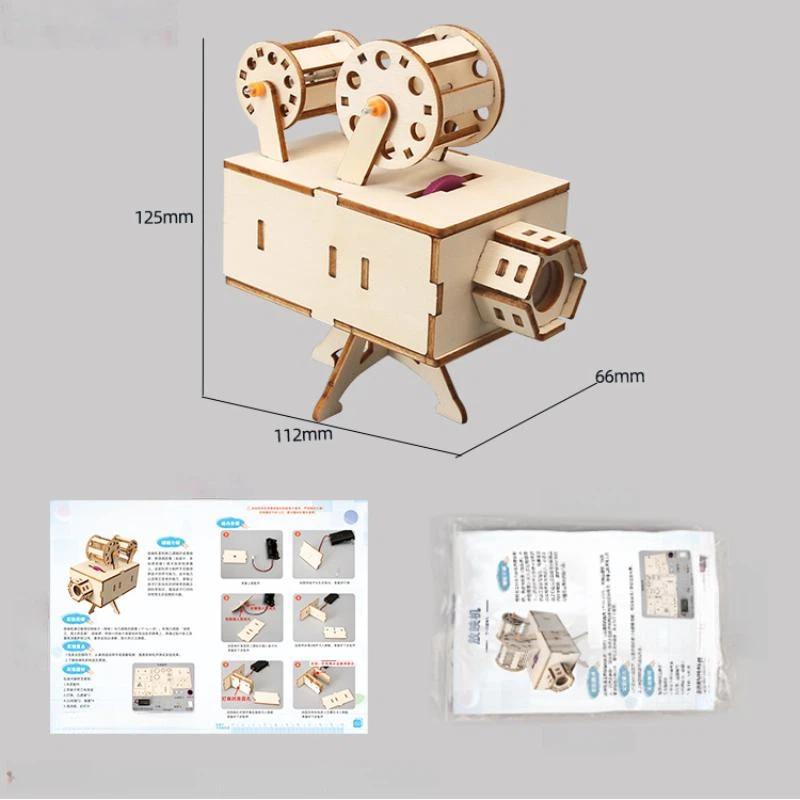 1 Set Houten DIY Filmprojector - Science Hobby Kit recensie en prijs