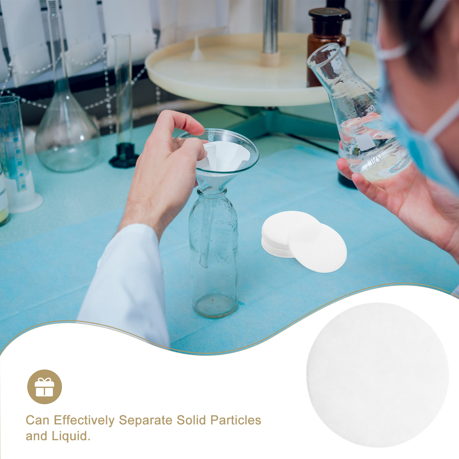 100 stuks filterpapier voor la - Science Experiment recensie en prijs