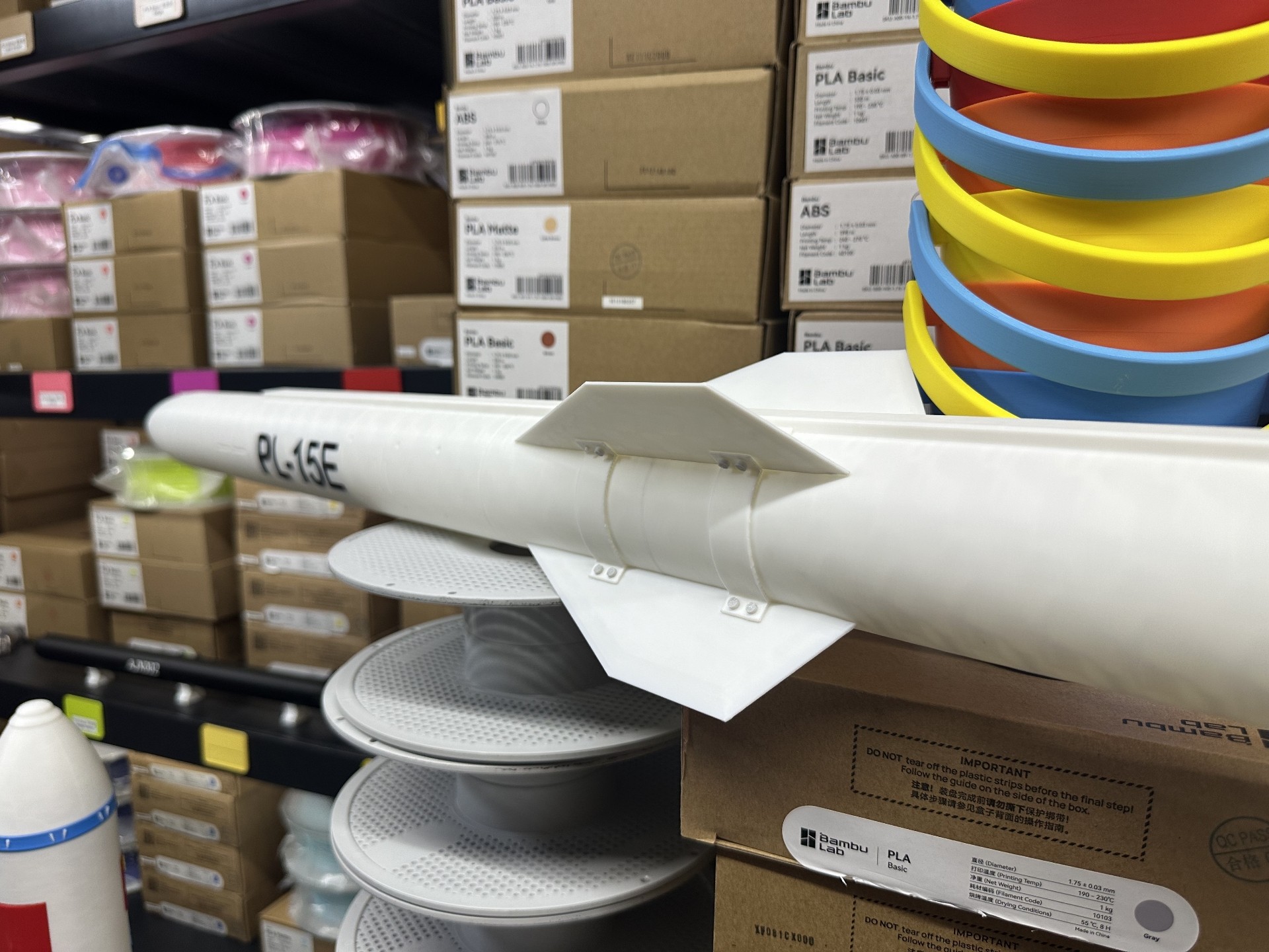 3D-geprint PL-15 raketmodel –  - Science Exhibition Models recensie en prijs