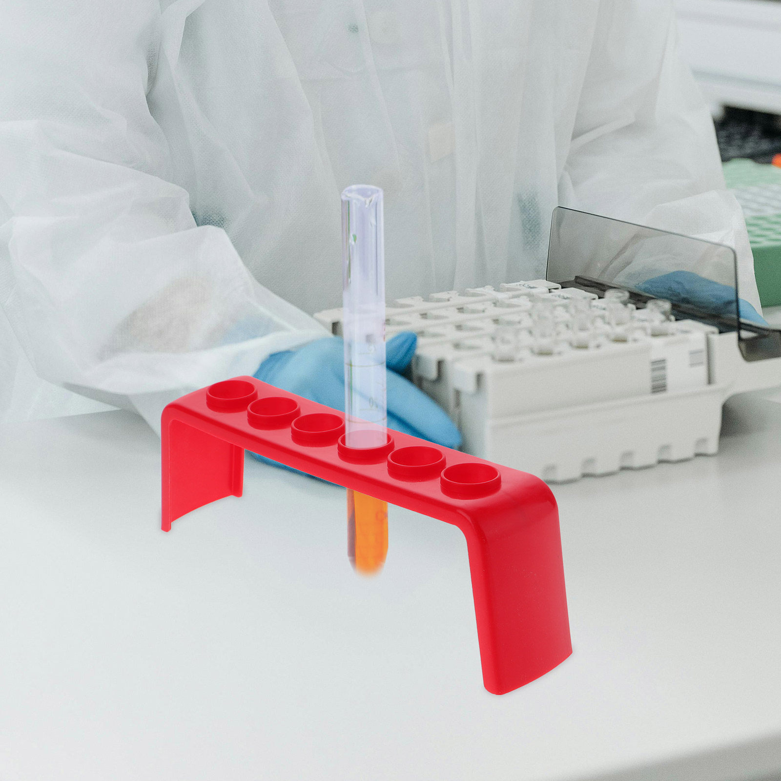 4 stuks reageerbuizenrek voor  - Science Experiment recensie en prijs