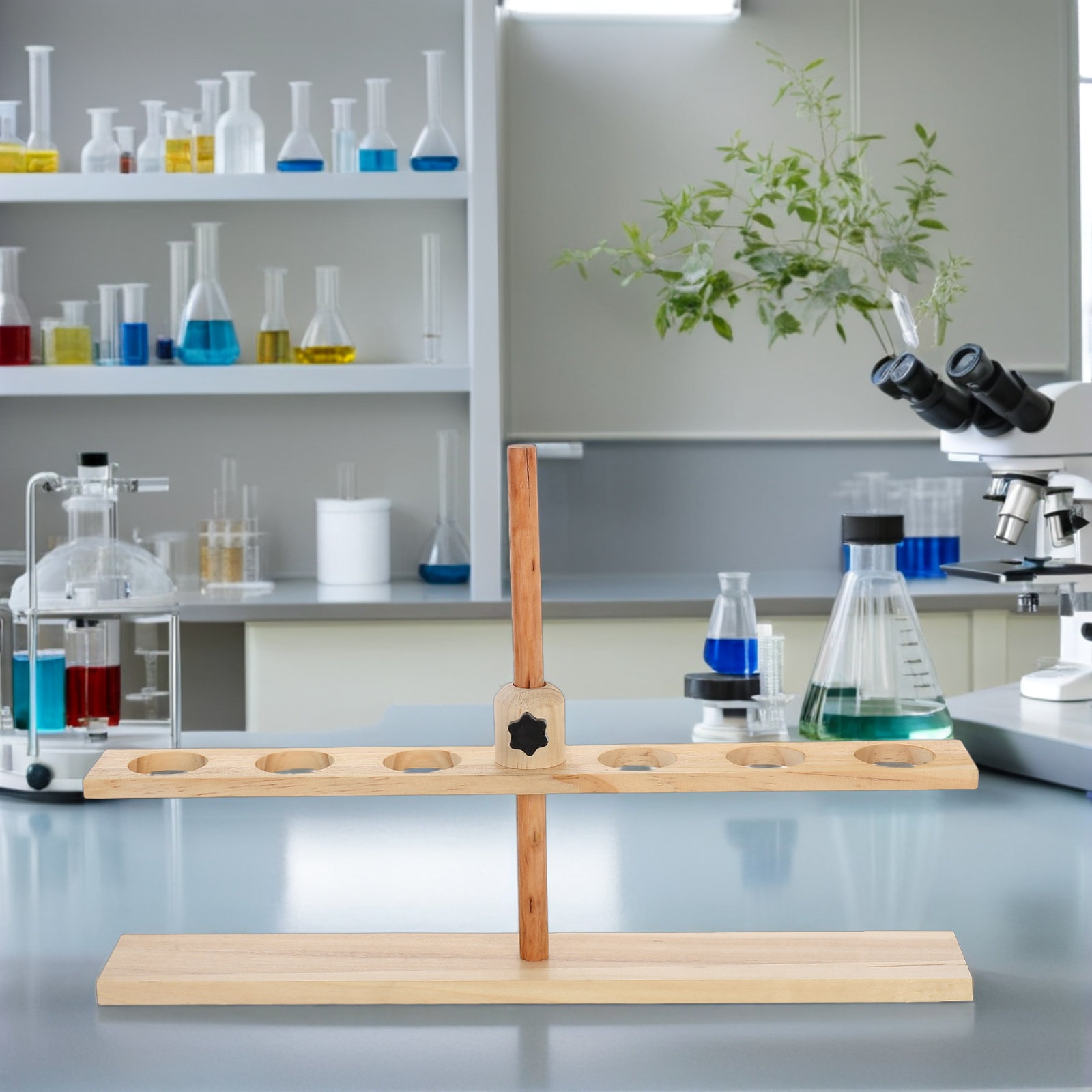6-gaats houten trechterstandaa - Science Experiment recensie en prijs